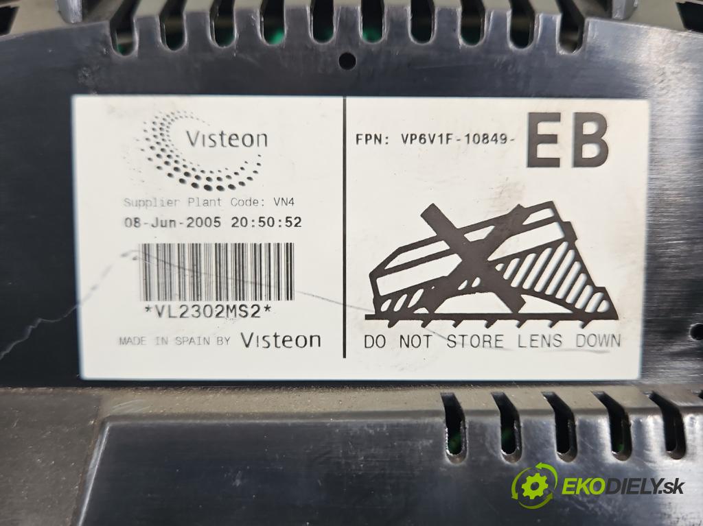 Vw Golf V 2003-2009 1.4 16V 75 HP manual 55 kW 1390 cm3 3- prístrojovka/ budíky 1K0920852 (Prístrojová doska)