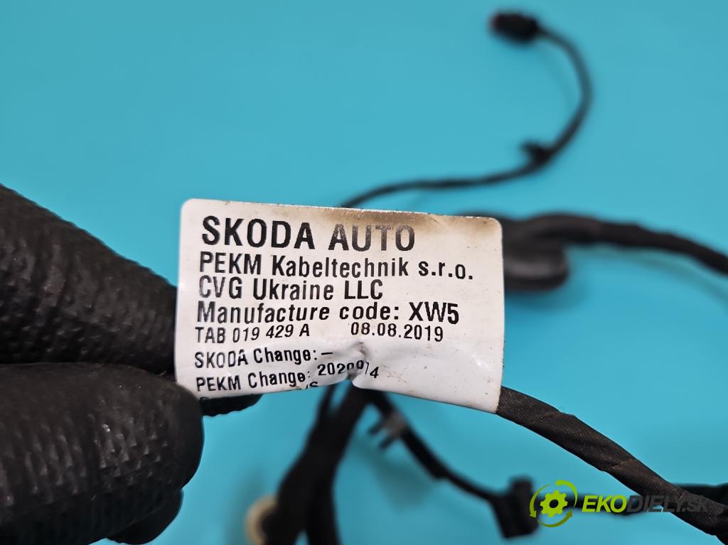 Skoda Kodiaq I 2.0 TSI 190 HP automatic 140 kW 1984 cm3 5- Zväzok: dvere zadné vľavo: 565971693AD