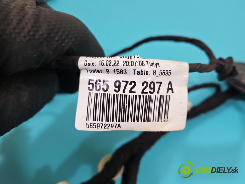 Skoda Kodiaq I 2.0 TSI 190 HP automatic 140 kW 1984 cm3 5- Zväzok: dvere zadné vľavo: 565971693AD