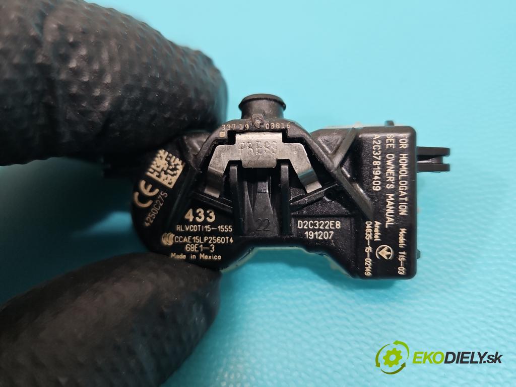 Mitsubishi Outlander III 2012-2022 2.4 135 hp automatic 99 kW 2360 cm3 5- snímač tlaku pneumatika A2C37819409 (Snímač tlaku v pneumatice)