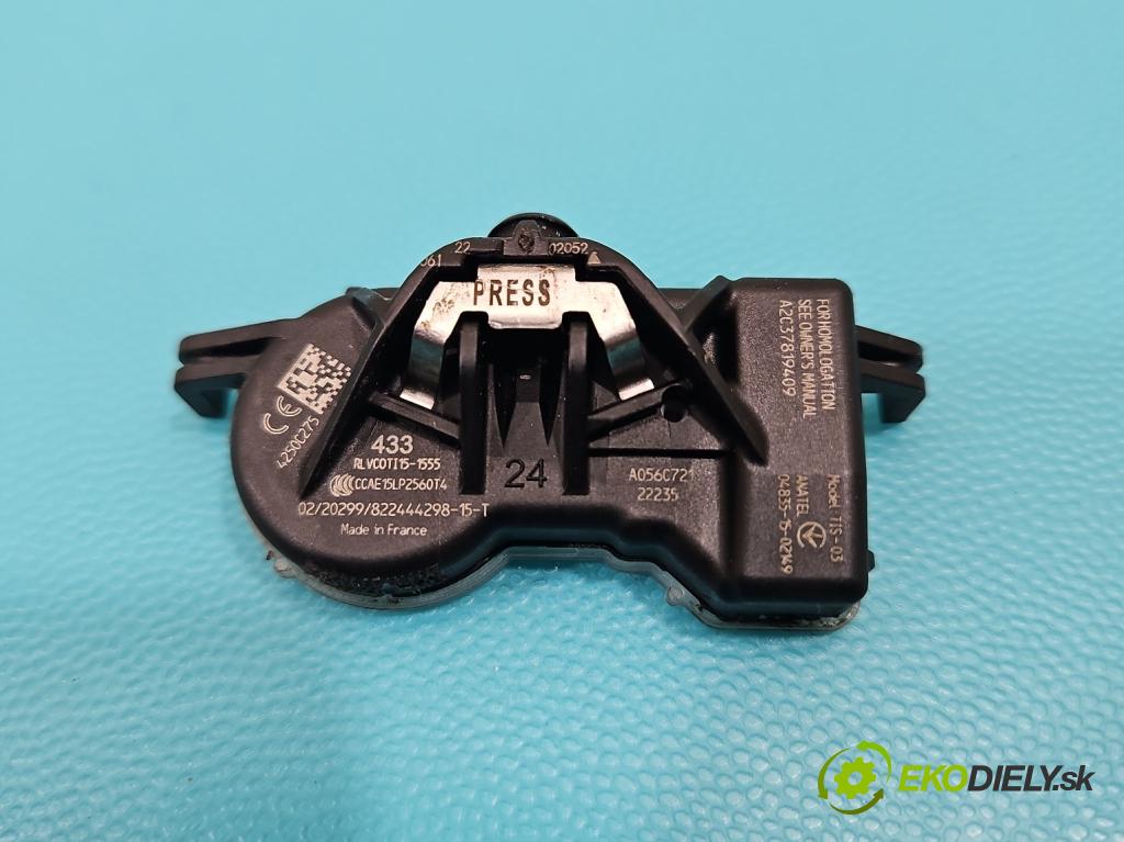 Mitsubishi Outlander III 2012-2022 2.4 135 hp automatic 99 kW 2360 cm3 5- snímač tlaku pneumatika A2C37819409 (Snímač tlaku v pneumatice)