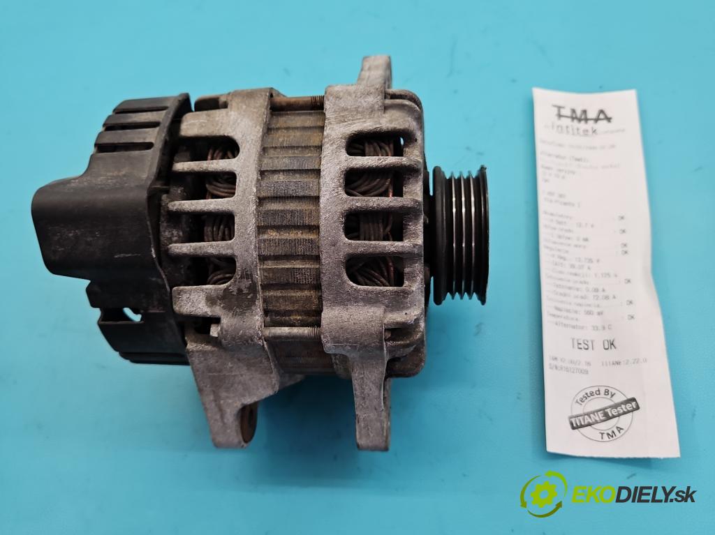 Kia Picanto I 2003-2011 1.0 61 HP manual 45 kW 999 cm3 5- Alternator 37300-02551 (Alternátor)