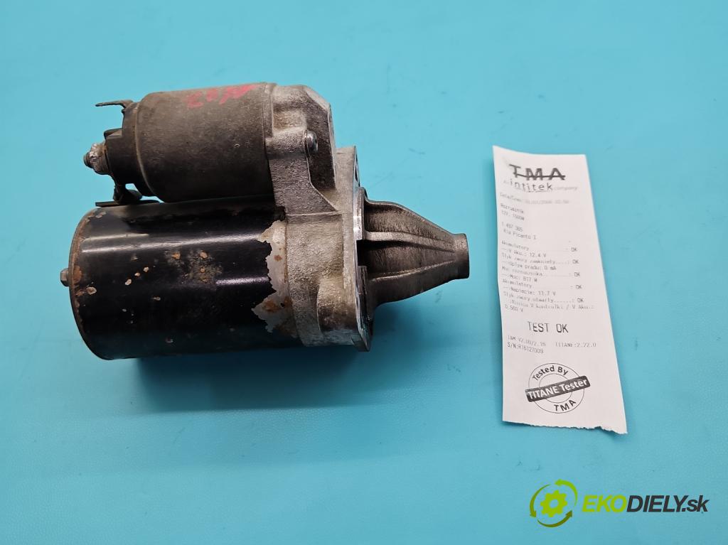 Kia Picanto I 2003-2011 1.0 61 HP manual 45 kW 999 cm3 5- štartér 36100-02555 (Štartér)
