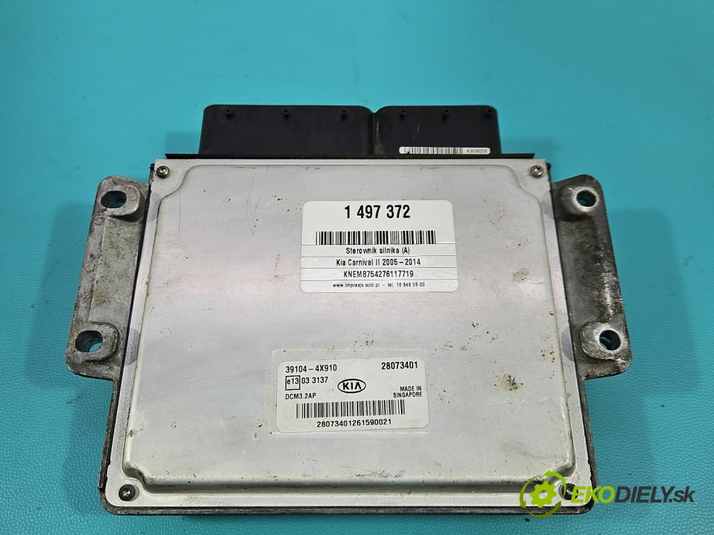 Kia Carnival II 2005-2014 2.9 crdi 185 HP manual 136 kW 2902 cm3 5- riadiaca jednotka motora 39104-4X910