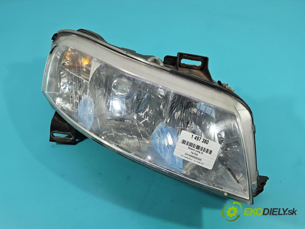 Fiat Stilo 1.9 jtd 120 HP manual 88 kW 1910 cm3 5- Reflektor: pravý 517127100 (Svetlo predné pravé)
