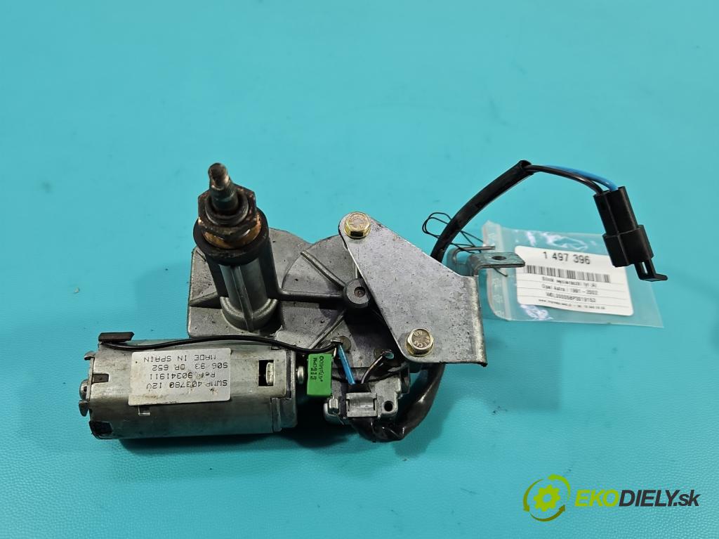 Opel Astra I 1991-2002 1.4 60 hp manual 44 kW 1389 cm3 5- motor stěrače zadní 90341911