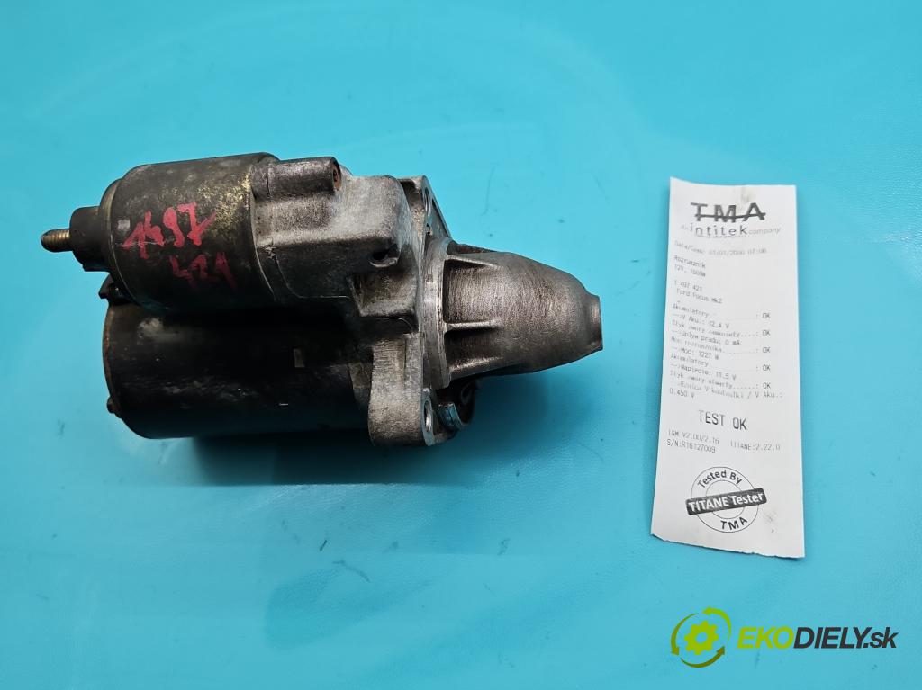 Ford Focus Mk2 2004-2011 1.6 16V 116 HP manual 85 kW 1596 cm3 5- štartér 0001107417 (Štartér)