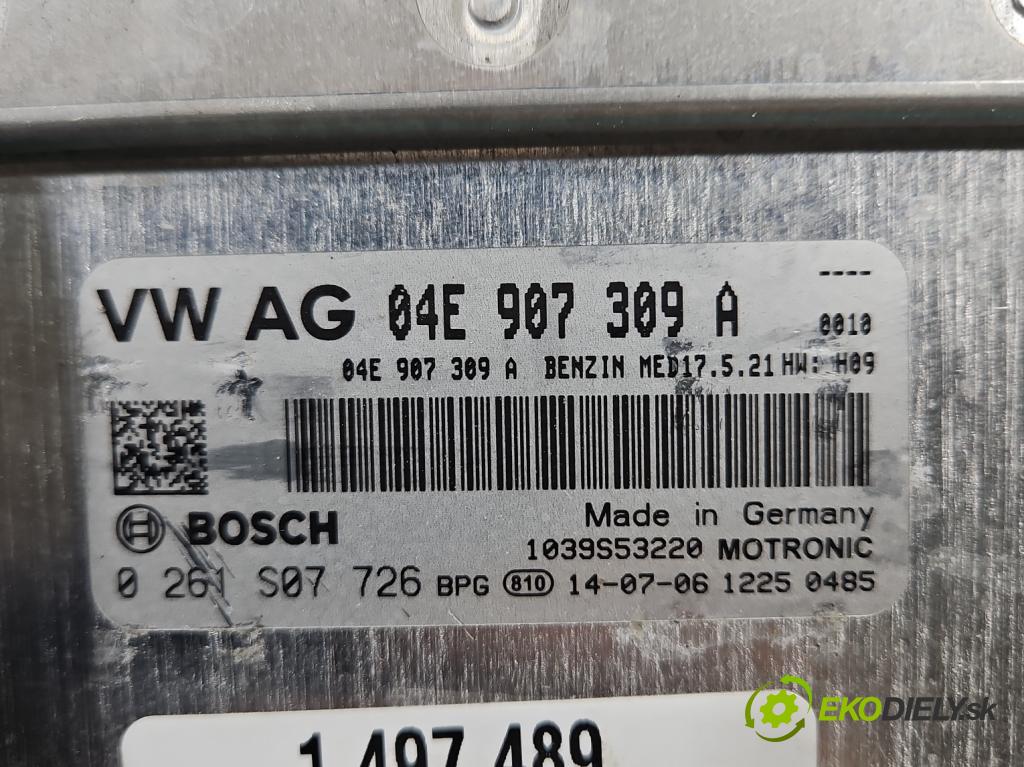 Vw Golf VII 2012-2020 1.4 TSI 122 HP manual 90 kW 1395 cm3 5- riadiaca jednotka motora 04E907309A