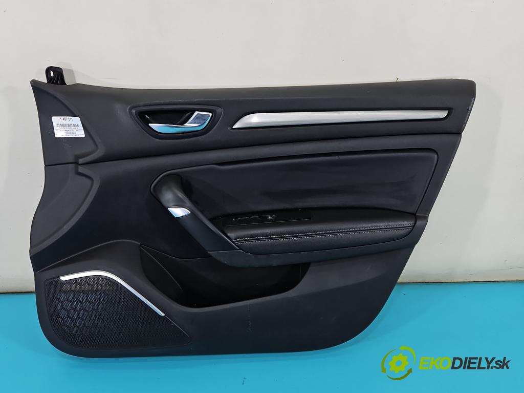 Renault Megane IV 2016-2024 1.3 116 hp manual 85 kW 1332 cm3 5- Tapacír: dveře přední pravé 809001309R