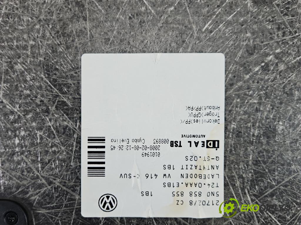 Vw Tiguan I 2007-2016 2.0 TDI 140 hp manual 103 kW 1968 cm3 5- koberec do auta kufra: 5N0858855