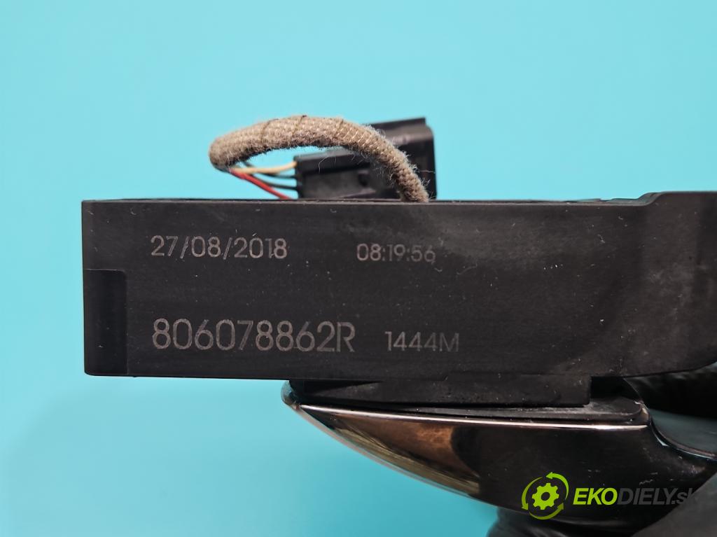 Renault Megane IV 2016-2024 1.3 116 HP manual 85 kW 1332 cm3 5- rukoväť predné ľavé mimo: 806078862R (Kľučka dverí vonkajšia predná ľavá)