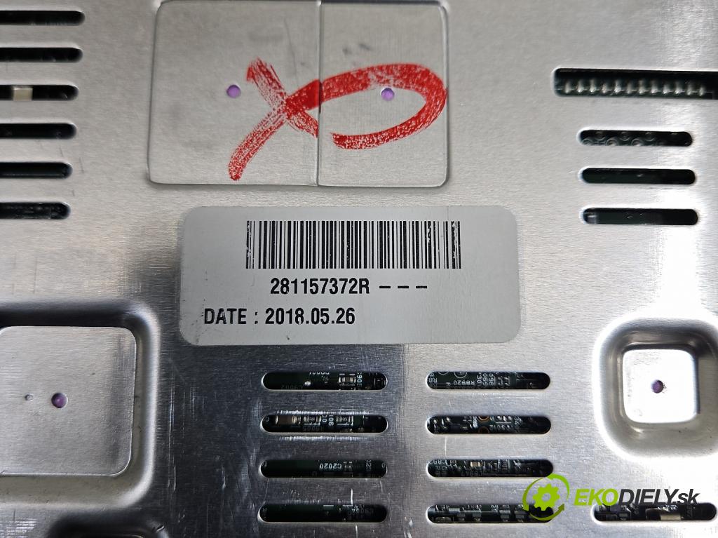 Renault Megane IV 2016-2024 1.3 116 hp manual 85 kW 1332 cm3 5- Navigace: čtečka 281157372R