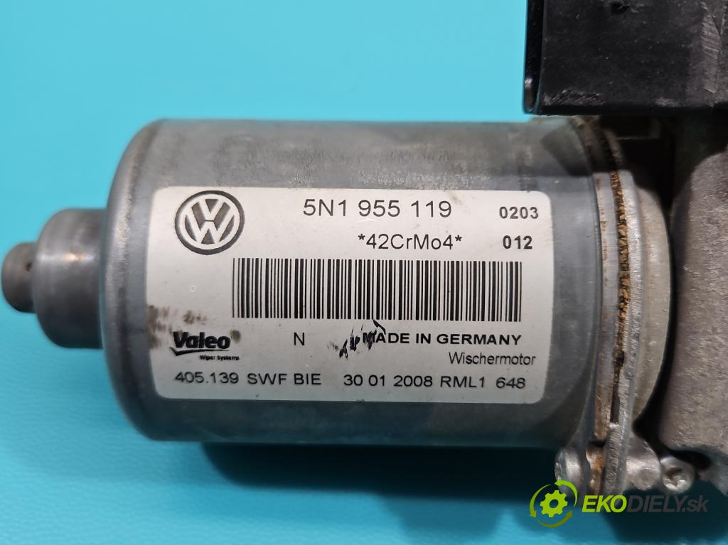Vw Tiguan I 2007-2016 2.0 TDI 140 hp manual 103 kW 1968 cm3 5- motor stěračů přední 5N1955119