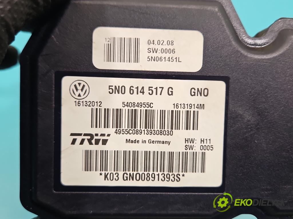 Vw Tiguan I 2007-2016 2.0 TDI 140 HP manual 103 kW 1968 cm3 5- čerpadlo abs 5N0614517G (Pumpa ABS)