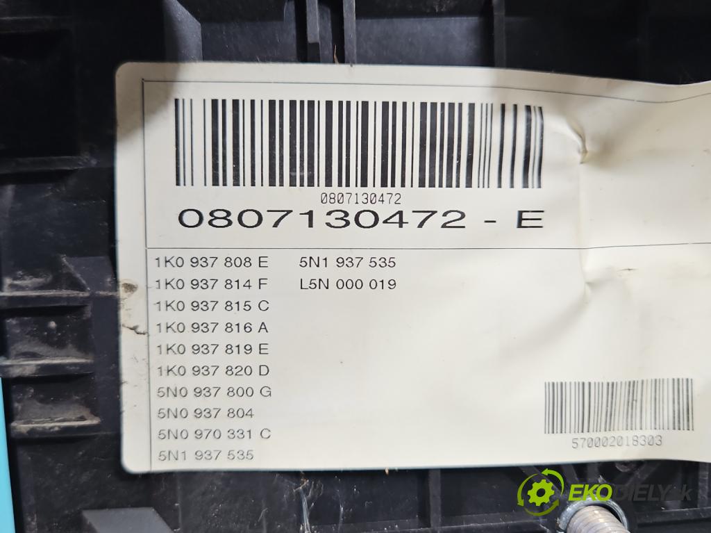 Vw Tiguan I 2007-2016 2.0 TDI 140 hp manual 103 kW 1968 cm3 5- skříňka pojistková 1K0937132F (Pojistková skříňka)