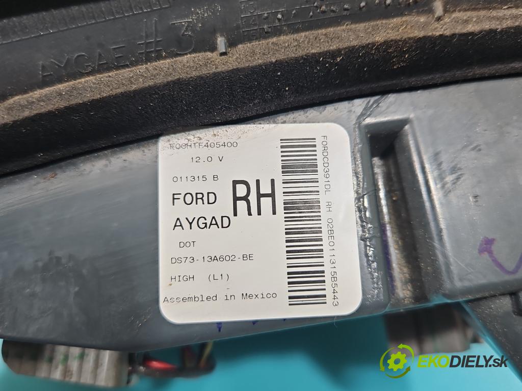 Ford Fusion USA 2012-2020 2.0 EcoBoost: automatic 179 kW 1999 cm3 4- světlo zadní pravé DS73-13A602-BE (Klika dveří ostatní)