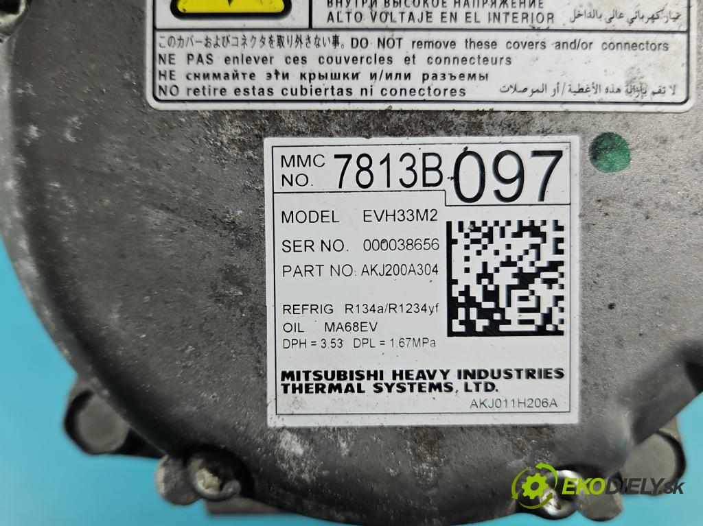 Mitsubishi Outlander III 2012-2022 2.4 135 HP automatic 99 kW 2360 cm3 5- Kompresor: klimatizácie 7813B097 (Kompresor klimatizácie)