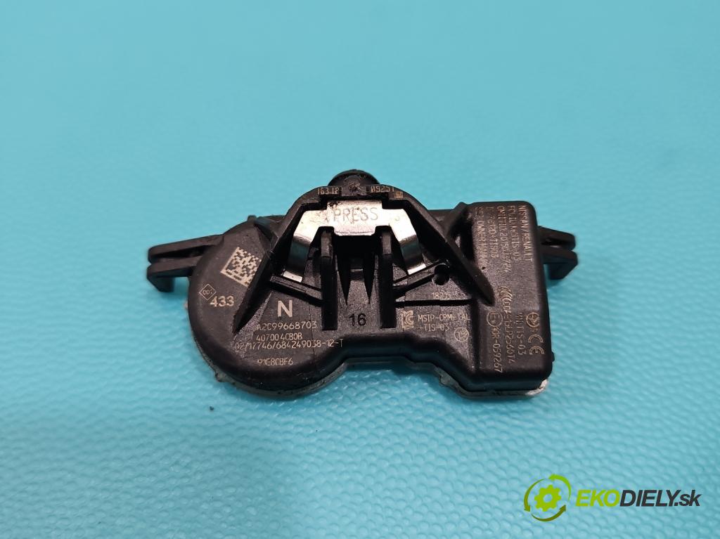 Renault Megane IV 2016-2024 1.3 116 hp manual 85 kW 1332 cm3 5- snímač tlaku pneumatika A2C99668703 (Snímač tlaku v pneumatice)