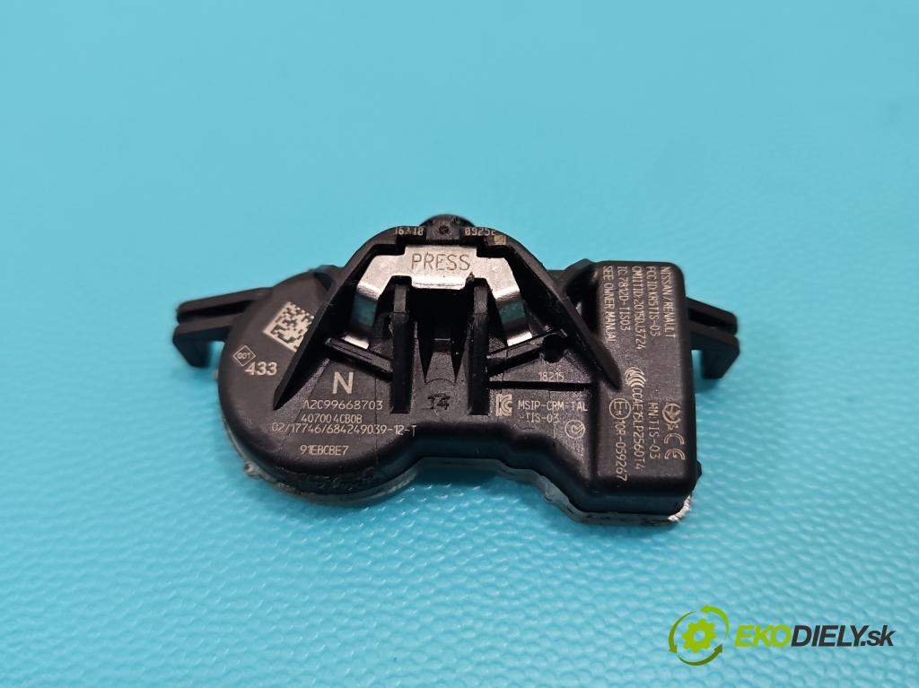 Renault Megane IV 2016-2024 1.3 116 hp manual 85 kW 1332 cm3 5- snímač tlaku pneumatika A2C99668703 (Snímač tlaku v pneumatice)