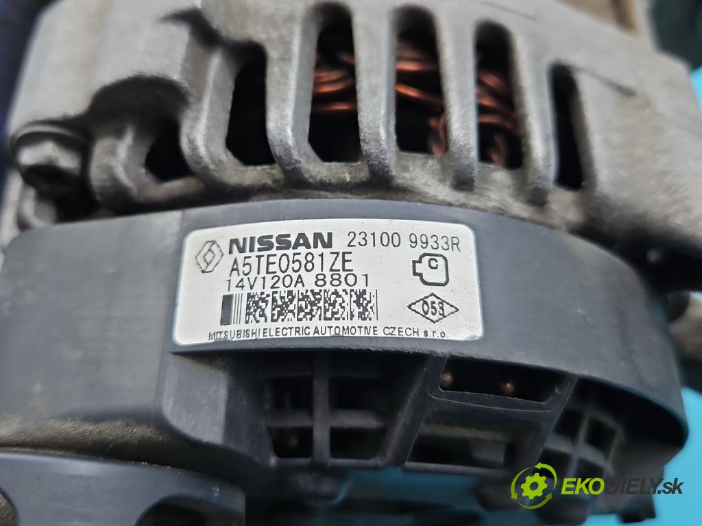 Renault Megane IV 2016-2024 1.3 116 HP manual 85 kW 1332 cm3 5- Alternator A5TE0581ZE (Alternátor)