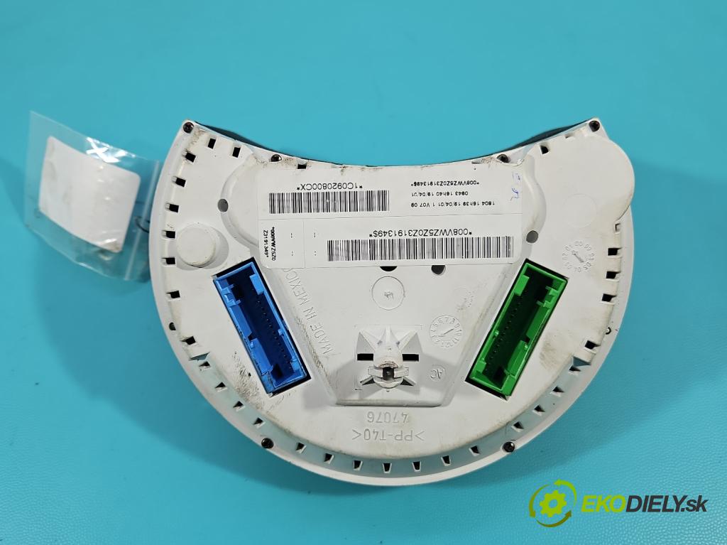 Vw New Beetle 1998-2010 2.0 8V 116 HP manual 85 kW 1984 cm3 3- prístrojovka/ budíky 1C0920800CX (Prístrojová doska)