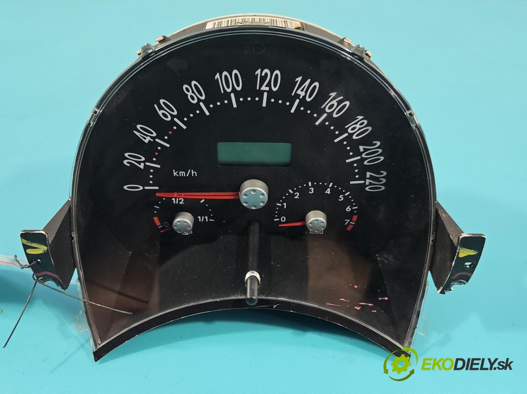 Vw New Beetle 1998-2010 2.0 8V 116 HP manual 85 kW 1984 cm3 3- prístrojovka/ budíky 1C0920800CX (Prístrojová doska)