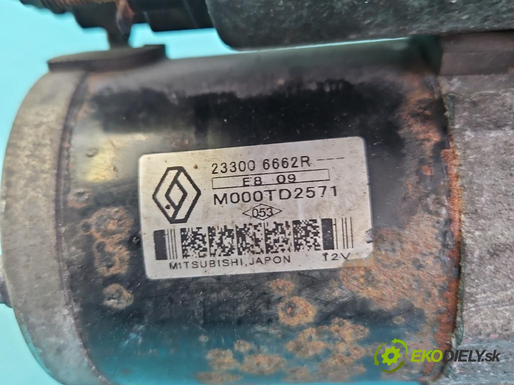 Renault Megane IV 2016-2024 1.3 116 HP manual 85 kW 1332 cm3 5- štartér 23300-6662R (Štartér)