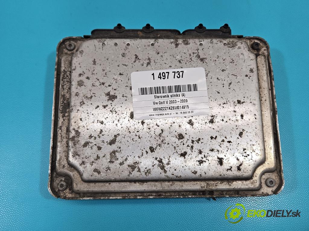 Vw Golf V 2003-2009 1.4 16V 75 HP manual 55 kW 1390 cm3 3- riadiaca jednotka motora 036906032BA