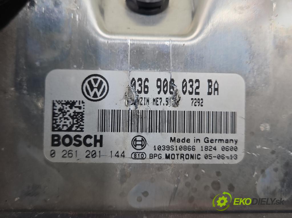 Vw Golf V 2003-2009 1.4 16V 75 HP manual 55 kW 1390 cm3 3- riadiaca jednotka motora 036906032BA