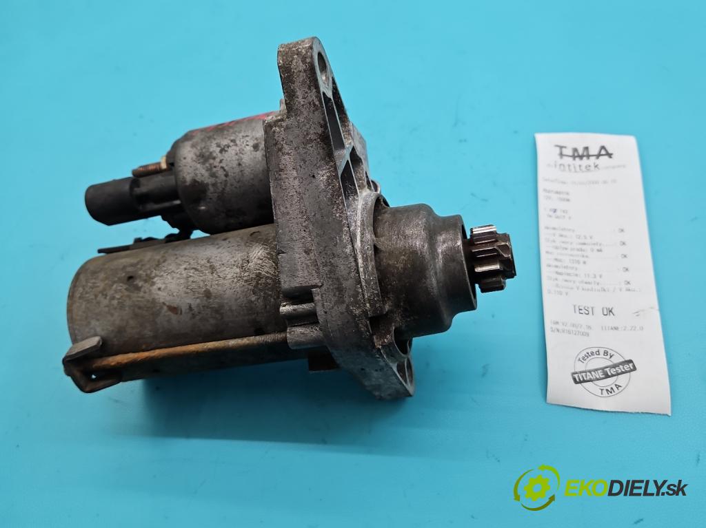 Vw Golf V 2003-2009 1.4 16V 75 HP manual 55 kW 1390 cm3 3- štartér 02T911023S (Štartér)