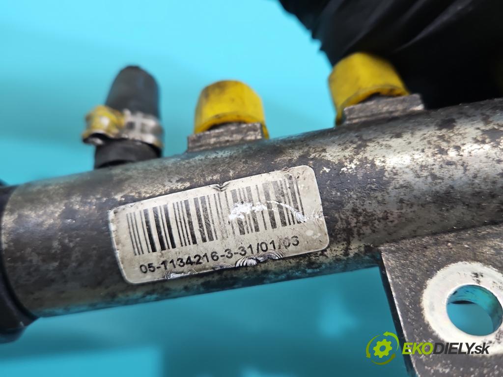 Fiat Doblo I 2001-2010 1,3.0 jtd 75 HP manual 55 kW 1248 cm3 5- lišta vstrekovacia 0445214086 (Vstrekovacia lišta)