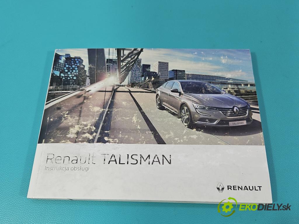 Renault Talisman 2015-2022 1.6 150 hp automatic 110 kW 1618 cm3 4- Návod