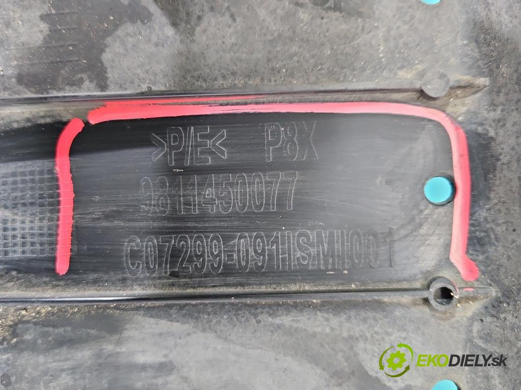 Peugeot 3008 II 2016-2023 2.0 hdi 150 hp manual 110 kW 1997 cm3 5- kryt plastová 98114550077