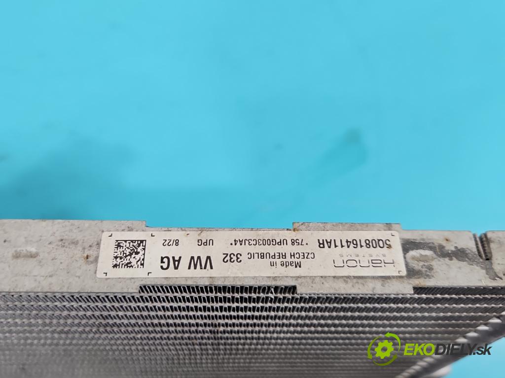 Skoda Kodiaq I 2.0 TSI 190 HP automatic 140 kW 1984 cm3 5- chladič klimatizácie 5Q0816411AR (Chladič klimatizácie)