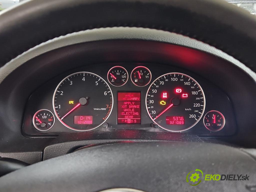 Audi A6 C5 1997-2004 2.4b 170 HP automatic 125 kW 2393 cm3 4- prístrojovka/ budíky 110280128002 (Prístrojová doska)