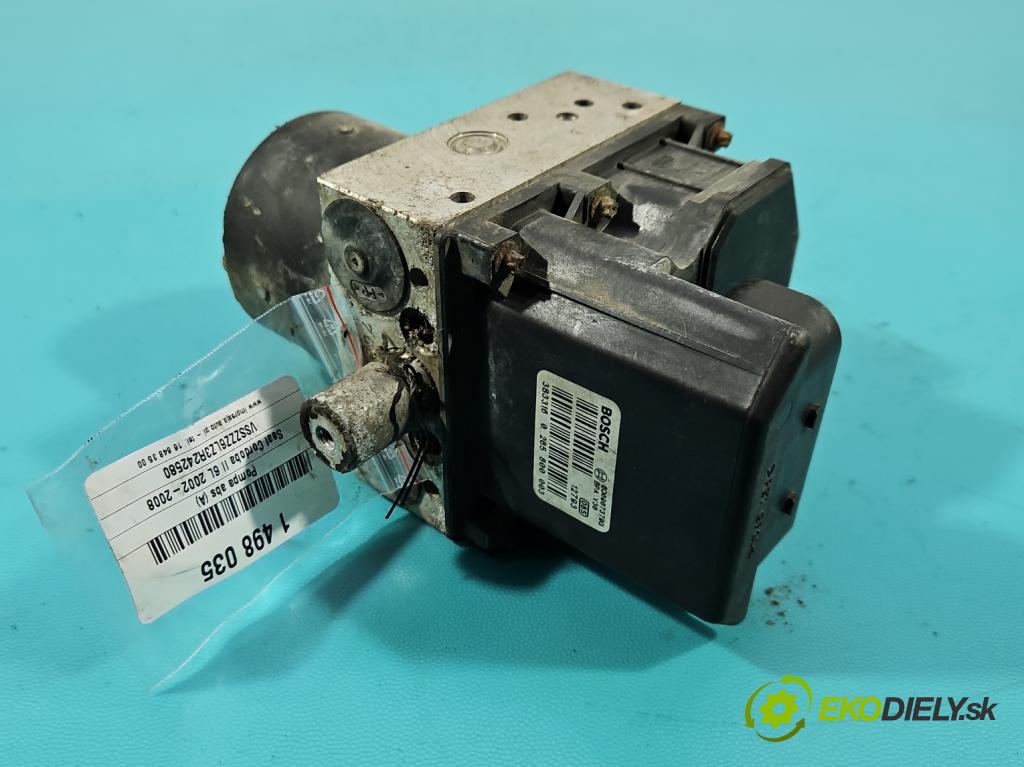 Seat Cordoba II 6L 2002-2008 1.4 16V 75 HP manual 55 kW 1390 cm3 4- čerpadlo abs 0265222006 (Pumpa ABS)