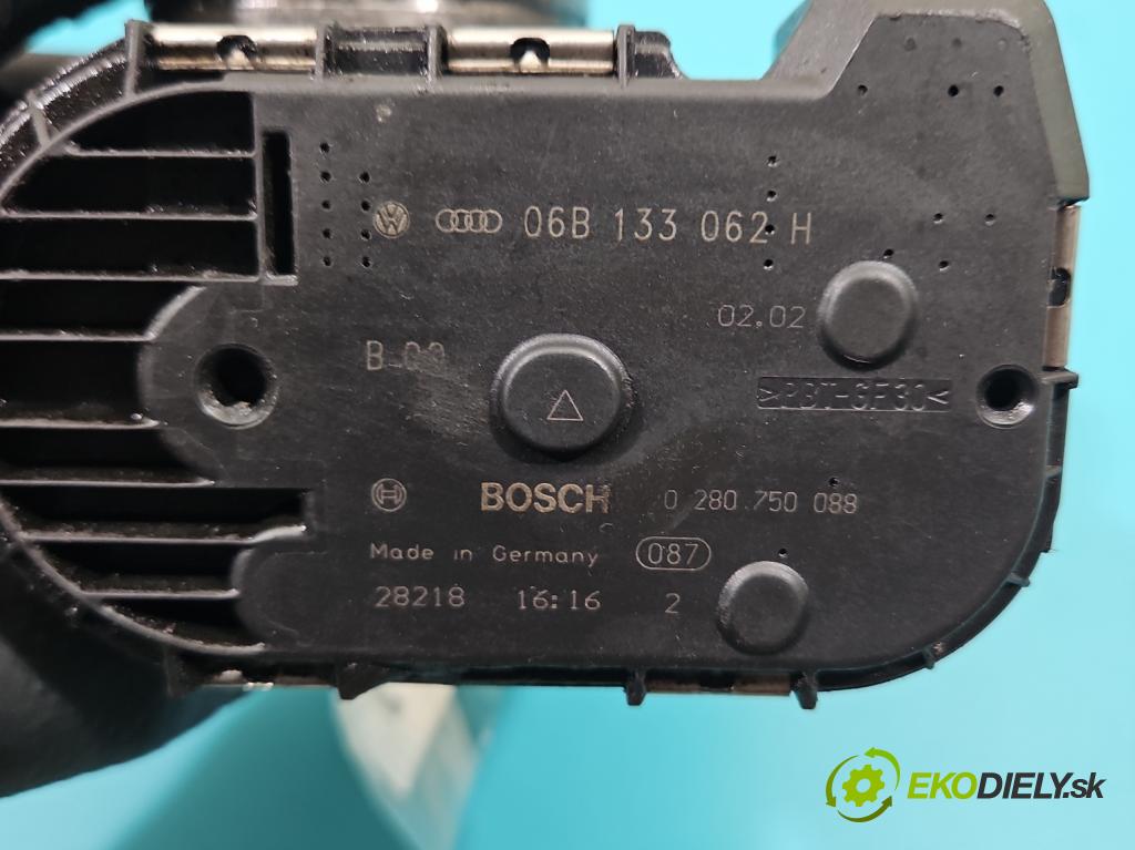 Audi A4 B6 2000-2004 2.0 20V 131 hp manual 96 kW 1984 cm3 4- škrticí klapka 06B133062H (Škrticí klapka)