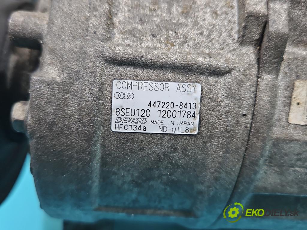 Audi A4 B6 2000-2004 2.0 20V 131 HP manual 96 kW 1984 cm3 4- Kompresor: klimatizácie 447220-8413 (Kompresor klimatizácie)