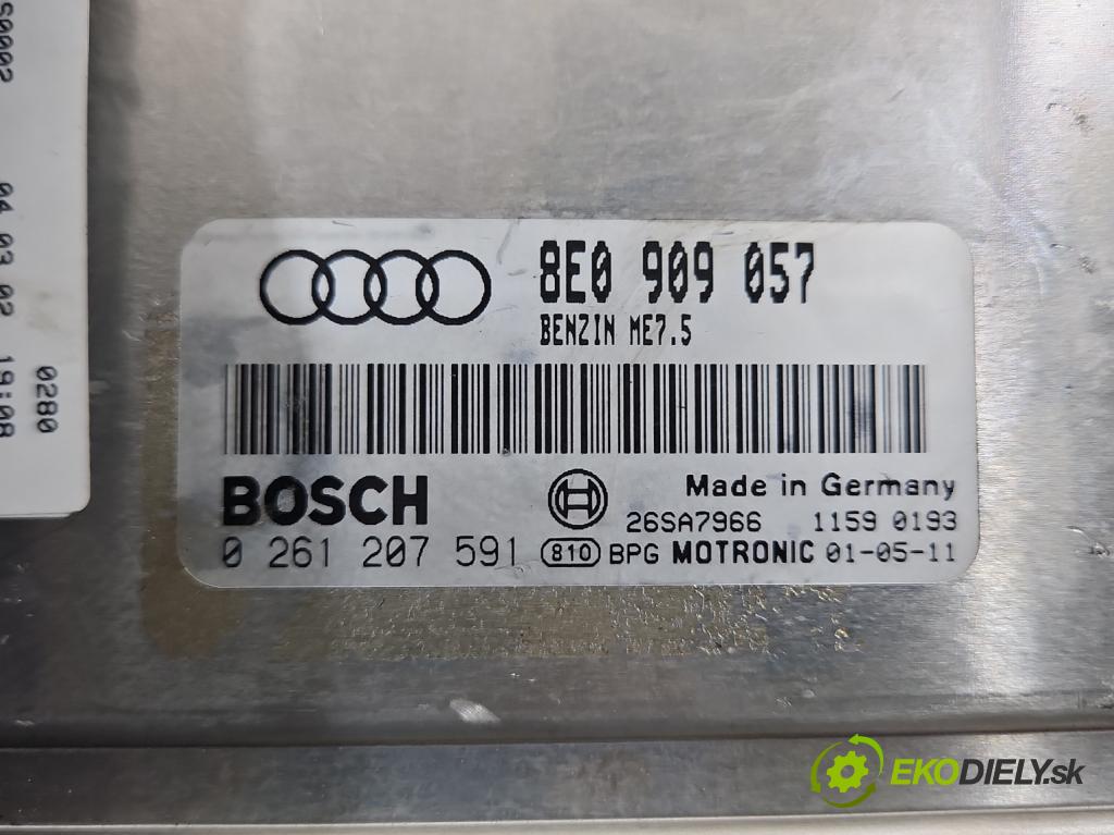 Audi A4 B6 2000-2004 2.0 20V 131 HP manual 96 kW 1984 cm3 4- riadiaca jednotka motora 8E0909057