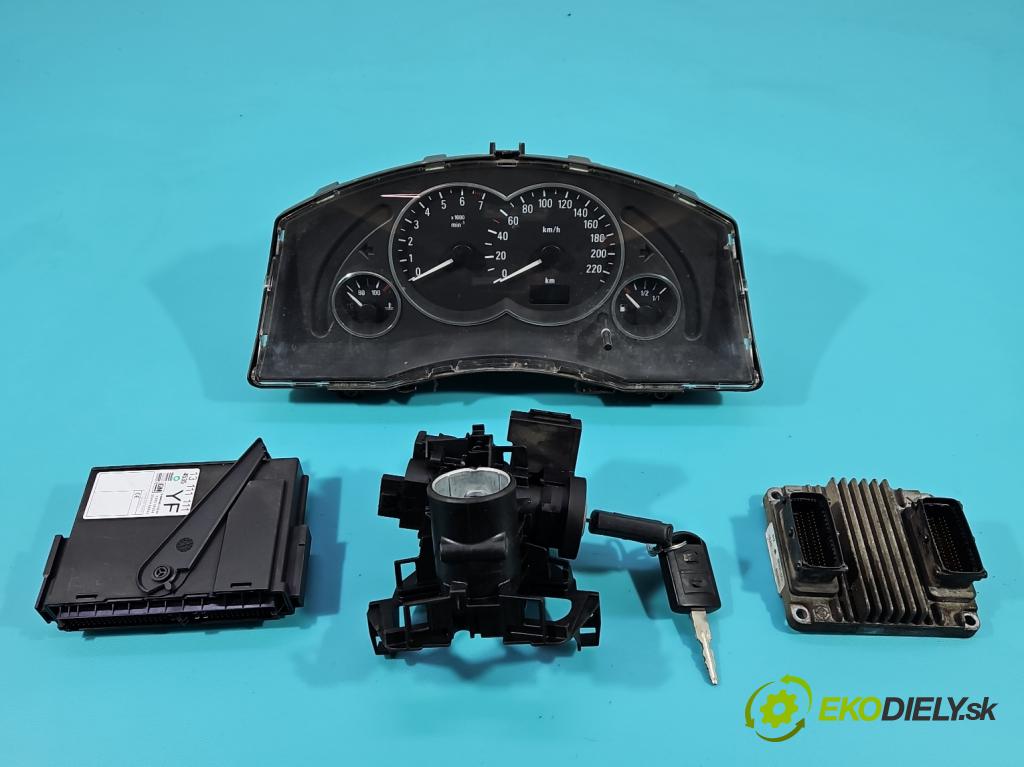 Opel Meriva A 2002-2010 1.6 16V 101 HP manual 74 kW 1598 cm3 5- riadiaca jednotka motora 12214830