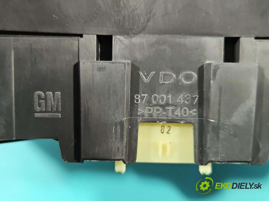 Opel Meriva A 2002-2010 1.6 16V 101 HP manual 74 kW 1598 cm3 5- riadiaca jednotka motora 12214830