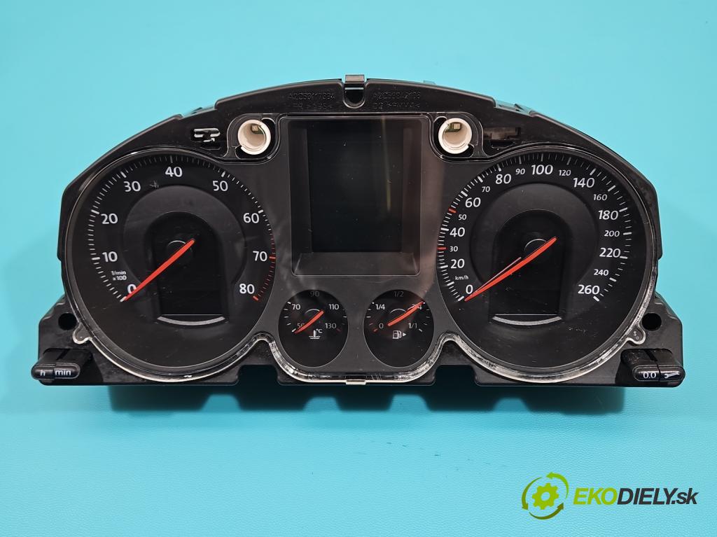 Vw Passat B6 2005-2010 3.2 FSI V6 250 HP automatic 184 kW 3168 cm3 4- prístrojovka/ budíky 3C0920871D (Prístrojová doska)