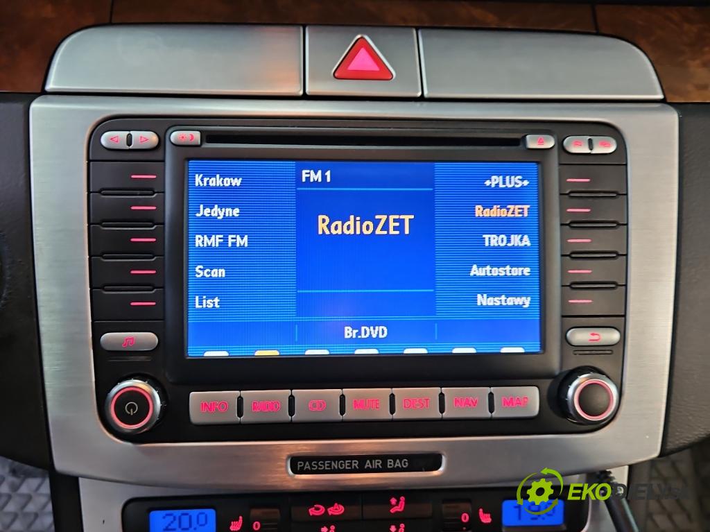Vw Passat B6 2005-2010 3.2 FSI V6 250 HP automatic 184 kW 3168 cm3 4- Radio originál 1K0035198C