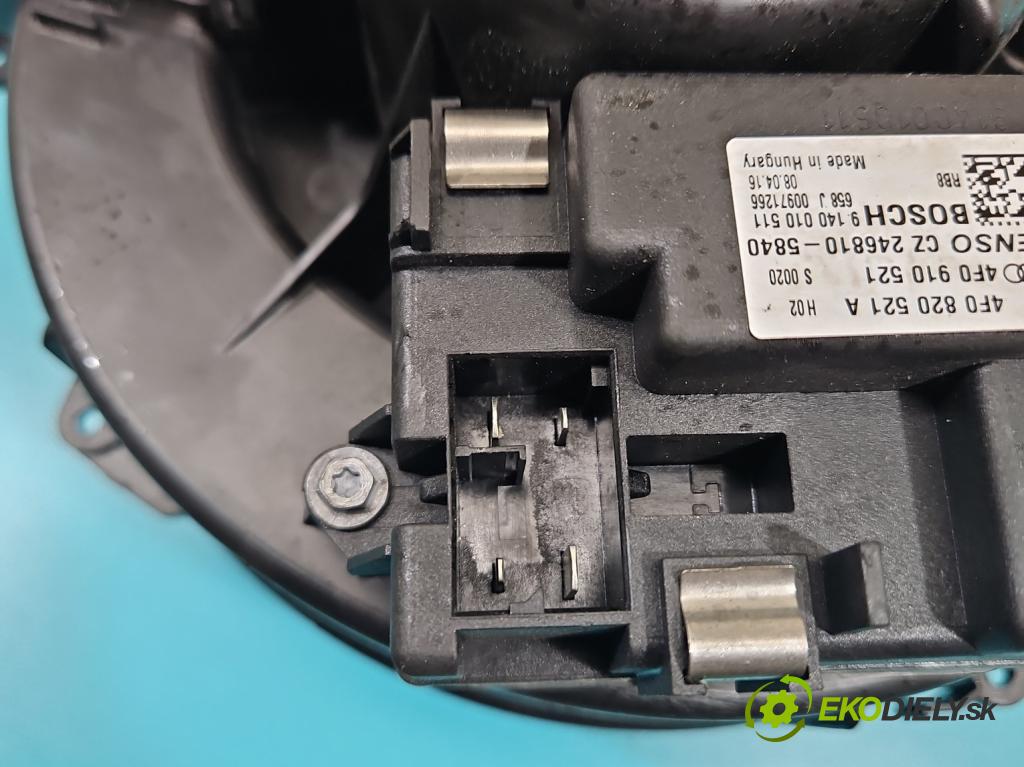 Audi A6 C6 2004-2011 2.0 tdi 140 hp automatic 103 kW 1968 cm3 4- ventilátor vzduchu 4F0820521A