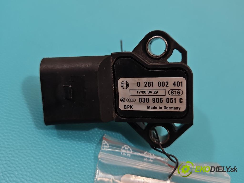 Audi A6 C6 2004-2011 2.0 tdi 140 hp automatic 103 kW 1968 cm3 4- snímač tlaku vzduchu 0281002401