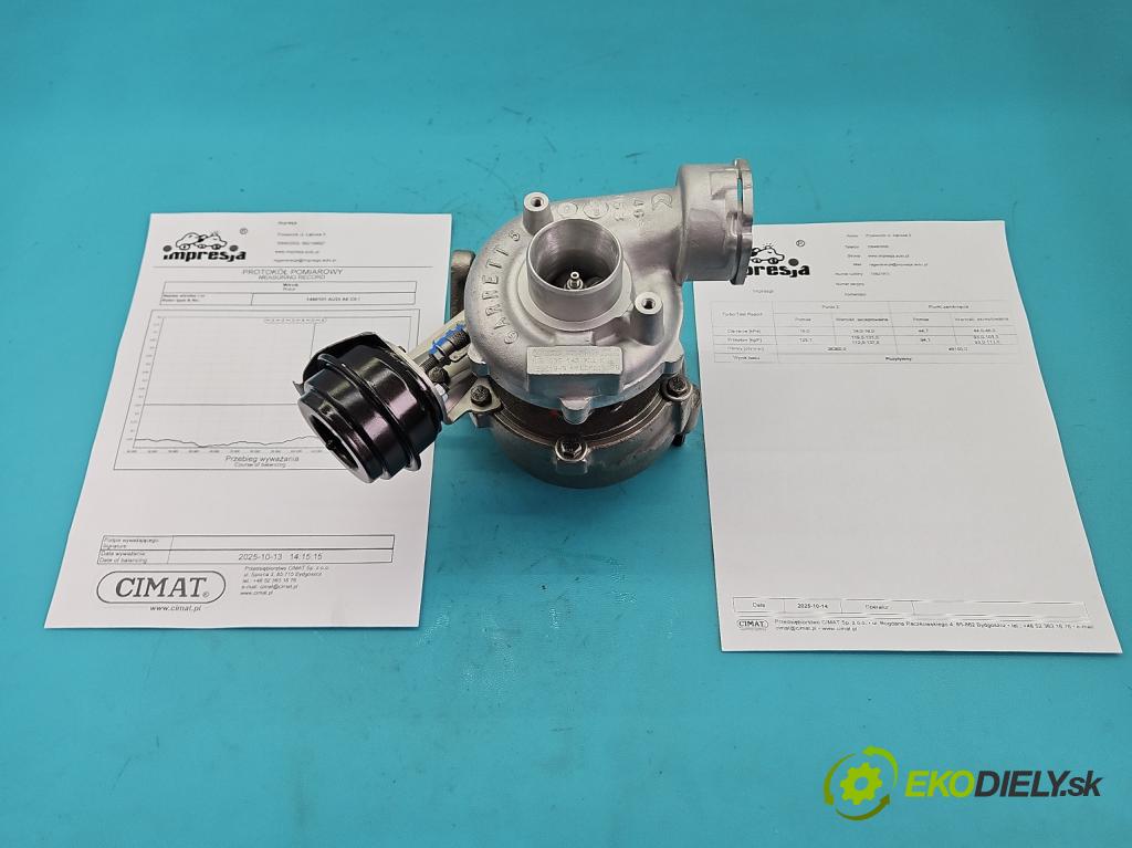 Audi A6 C6 2004-2011 2.0 tdi 140 hp automatic 103 kW 1968 cm3 4- Turbodmychadlo repasováno 758219-3