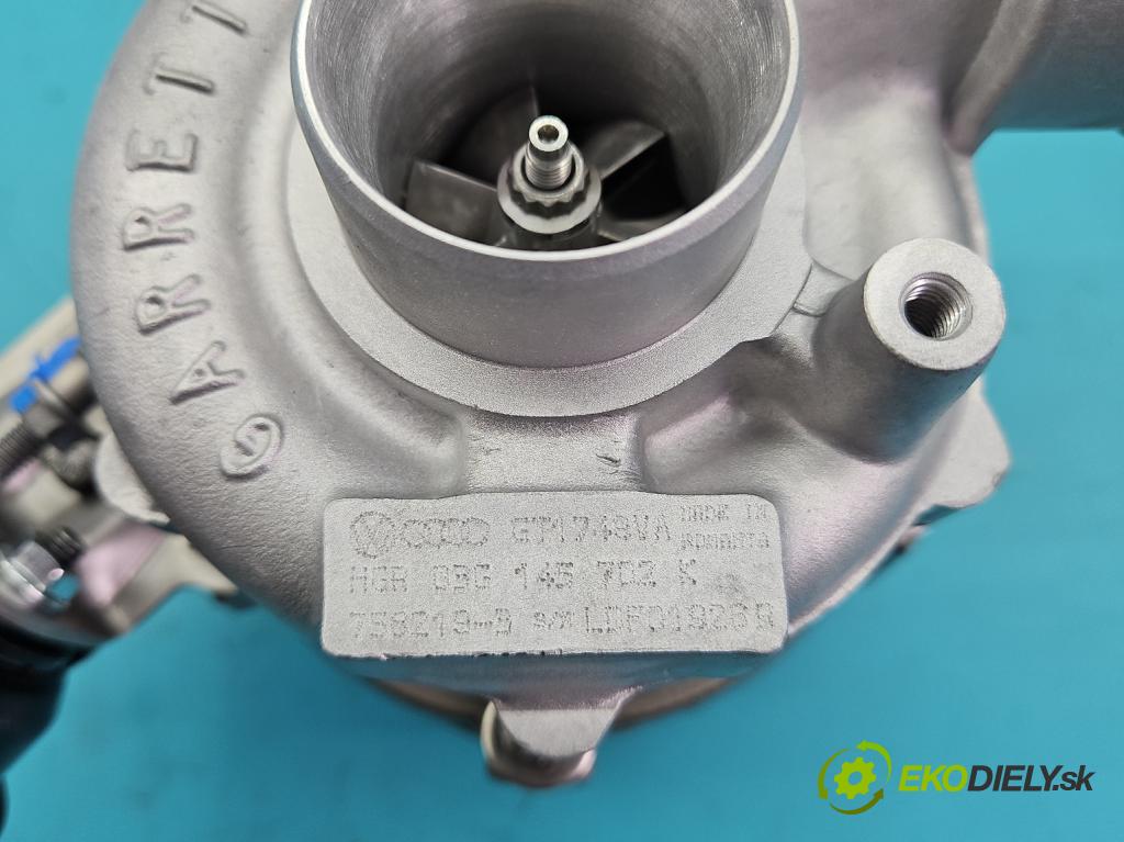 Audi A6 C6 2004-2011 2.0 tdi 140 hp automatic 103 kW 1968 cm3 4- Turbodmychadlo repasováno 758219-3