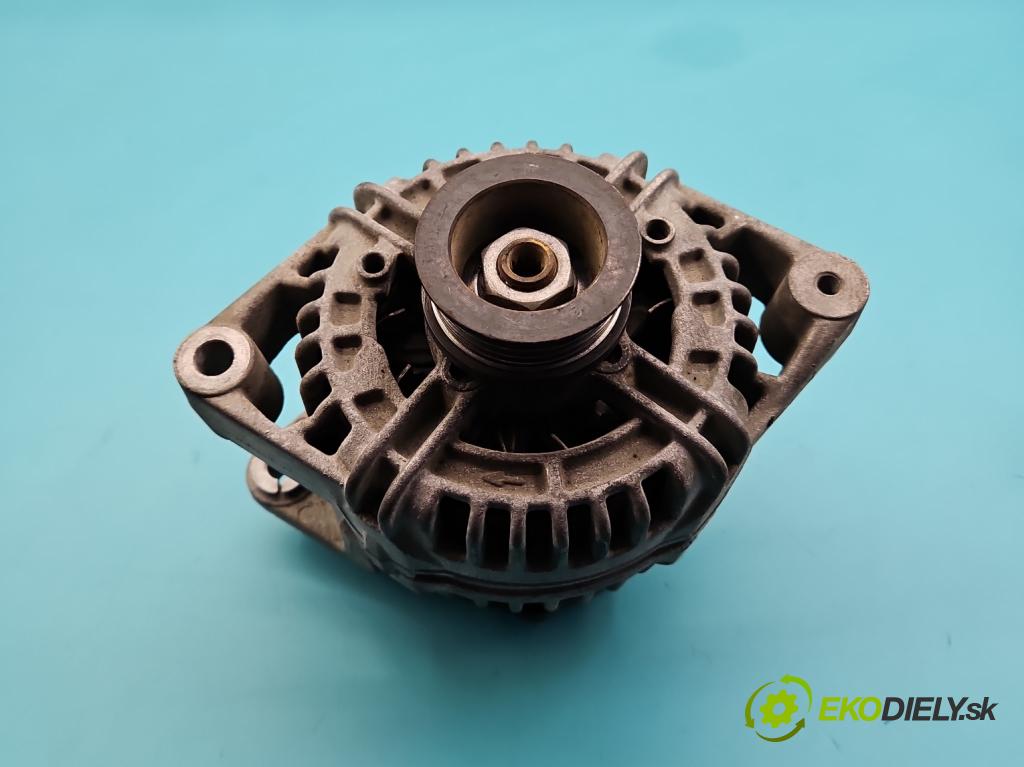 Opel Meriva A 2002-2010 1.6 16V 101 HP manual 74 kW 1598 cm3 5- Alternator 0124425009 (Alternátor)