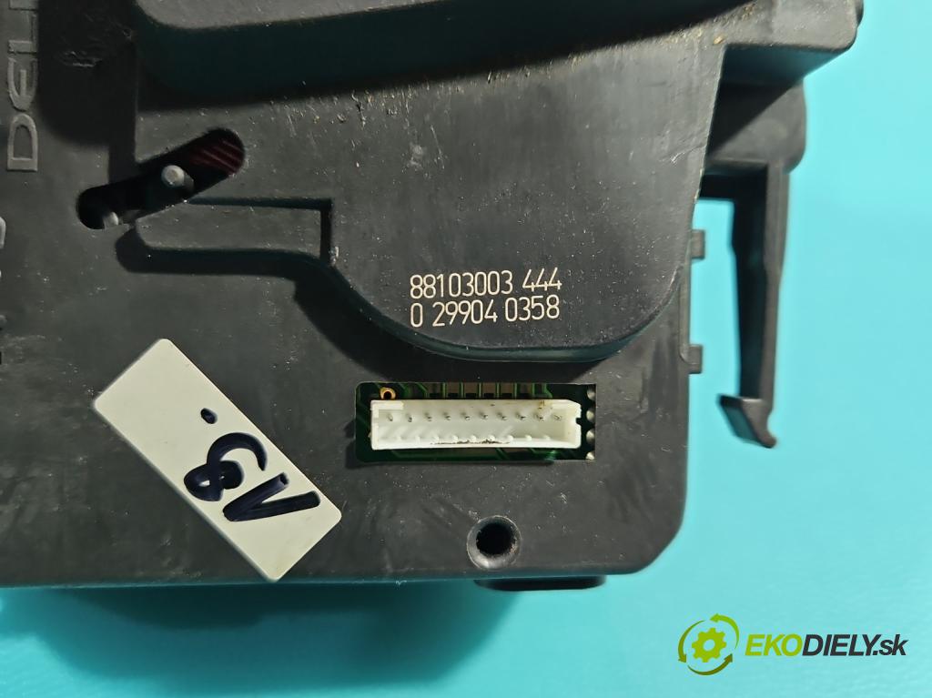 Renault Modus 1.1 16V 75 HP manual 55 kW 1149 cm3 5- prepínač stieračov 88103003444 (Prepínacie páčky pod volantom)