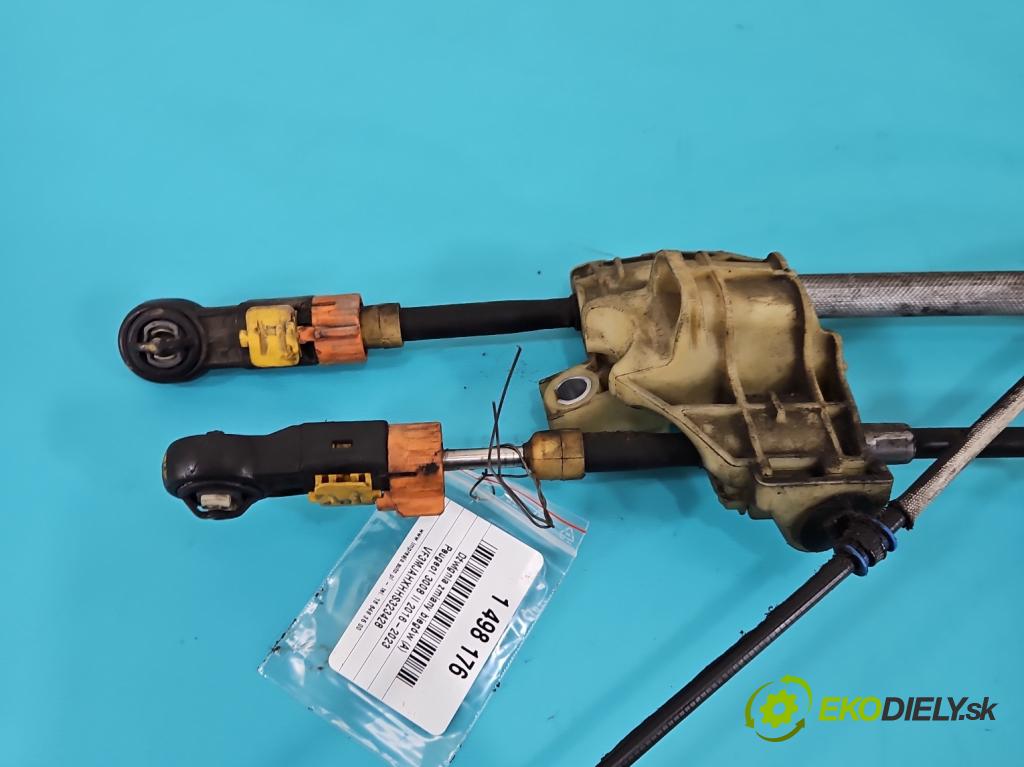 Peugeot 3008 II 2016-2023 2.0 hdi 150 HP manual 110 kW 1997 cm3 5- Páka: Změny: stupeň,rýchlosť 9809035480 (Rýchlostná páka (kulisa))